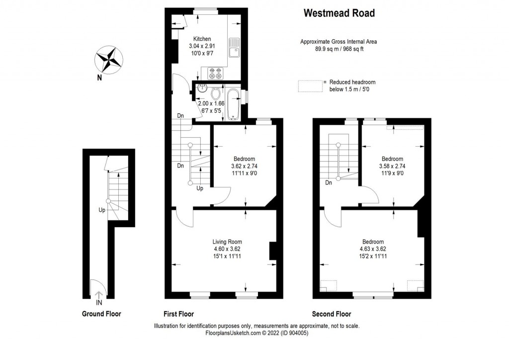 Floorplans For Westmead Road, Sutton