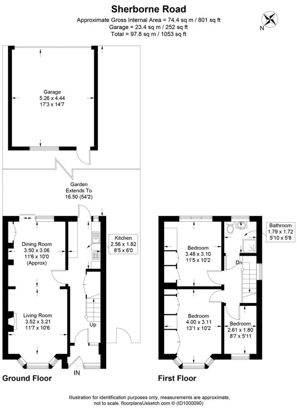 Floorplans For Sherborne Road, Sutton