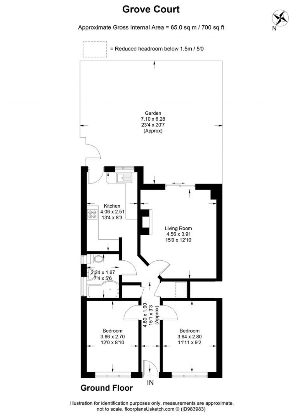 Floorplans For Grove Road, Sutton