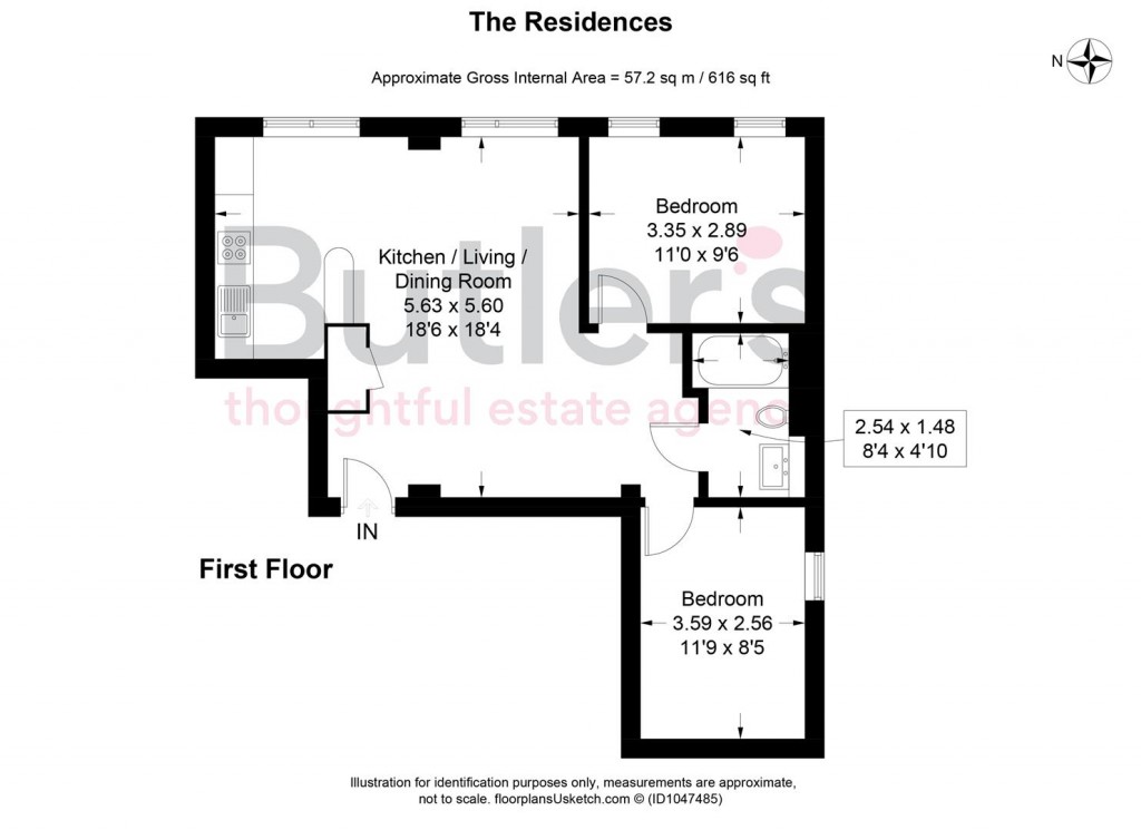 Floorplans For Edridge Road, Croydon