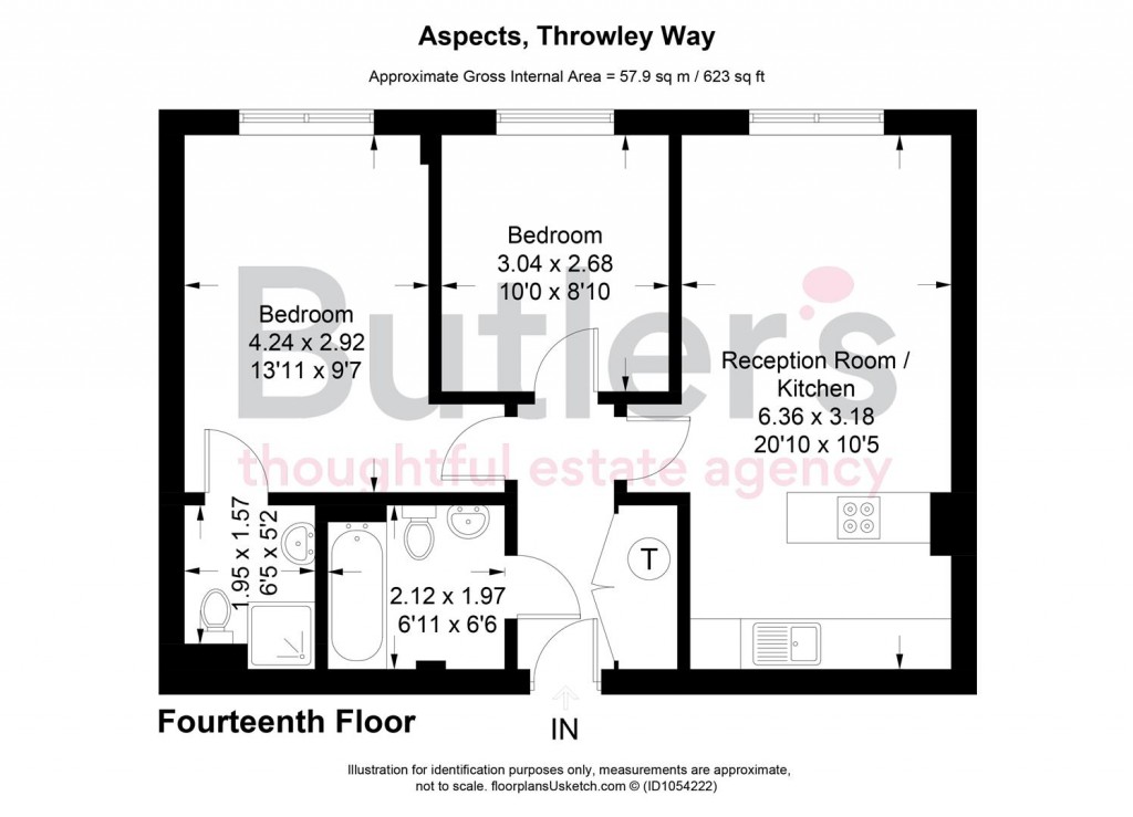 Floorplans For Throwley Way, Sutton