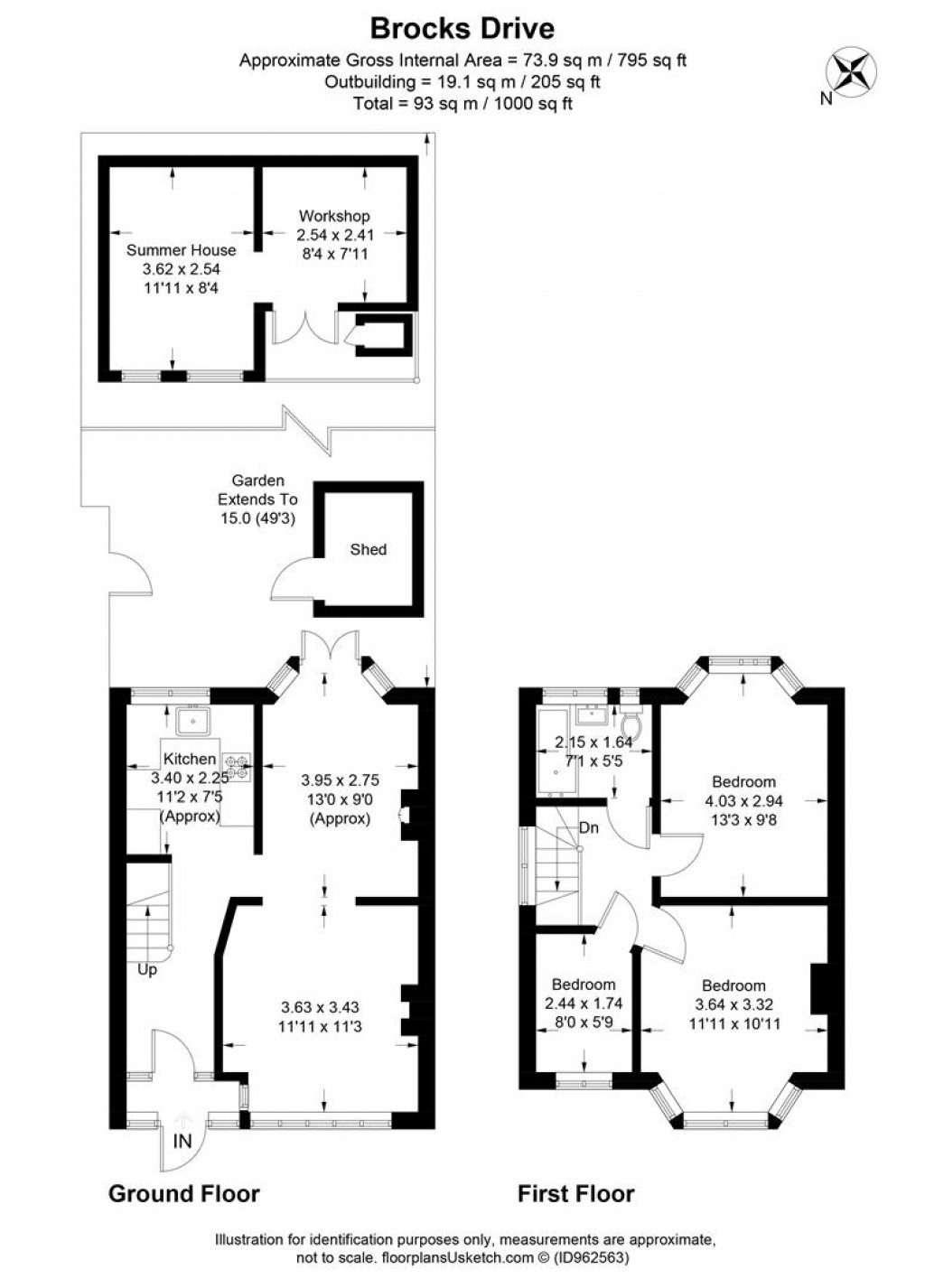 Floorplans For Brocks Drive, Cheam, Sutton