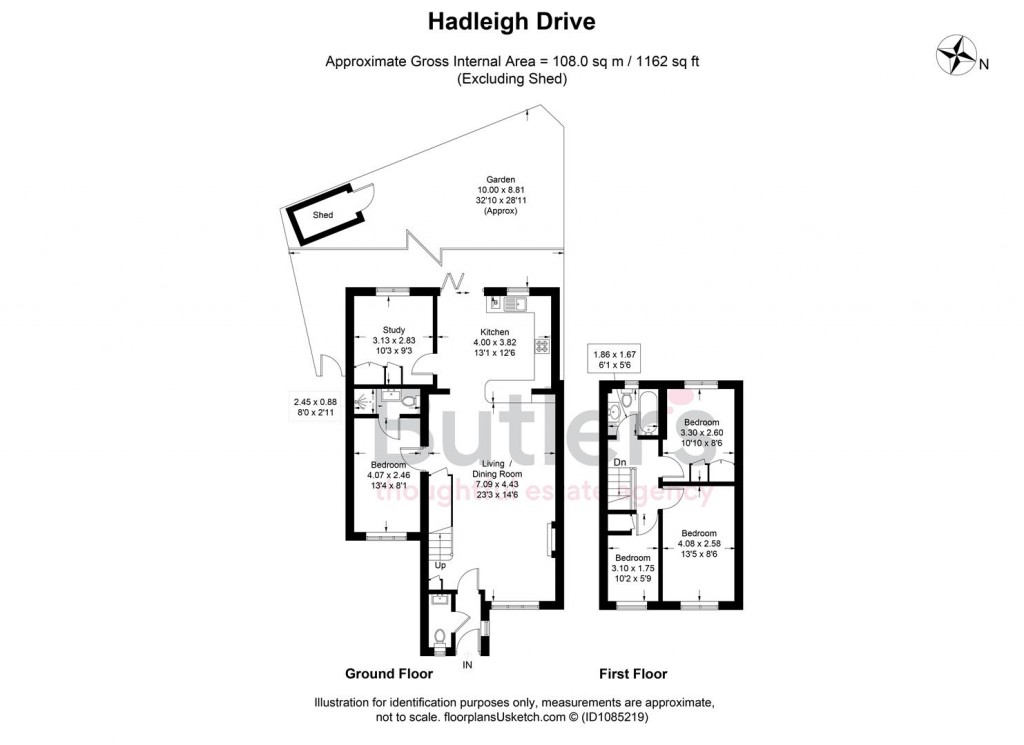 Floorplans For Hadleigh Drive, Sutton