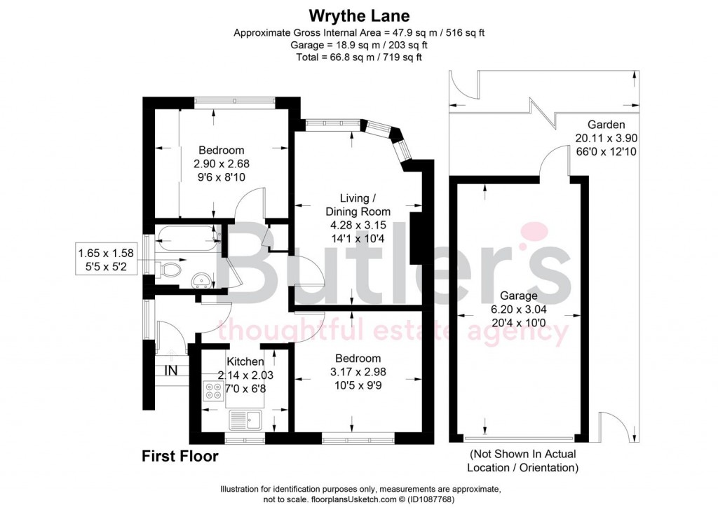 Floorplans For Wrythe Lane, Carshalton