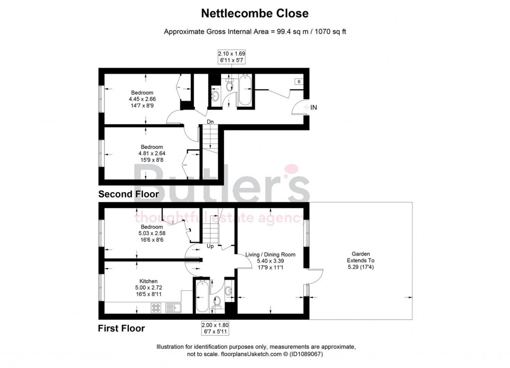 Floorplans For Nettlecombe Close, Sutton