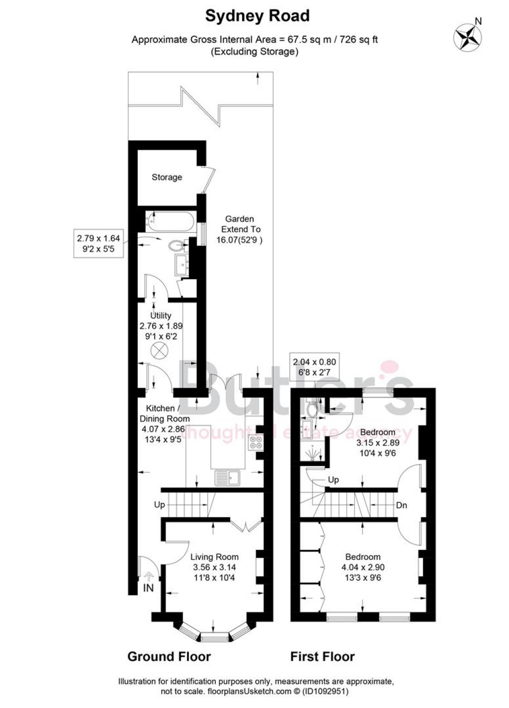 Floorplans For Sydney Road, Sutton