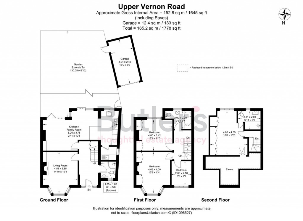 Floorplans For Upper Vernon Road, Sutton