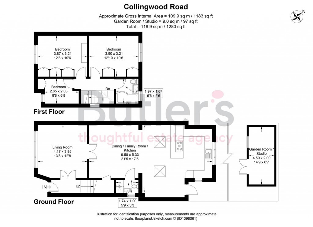 Floorplans For Collingwood Road, Sutton