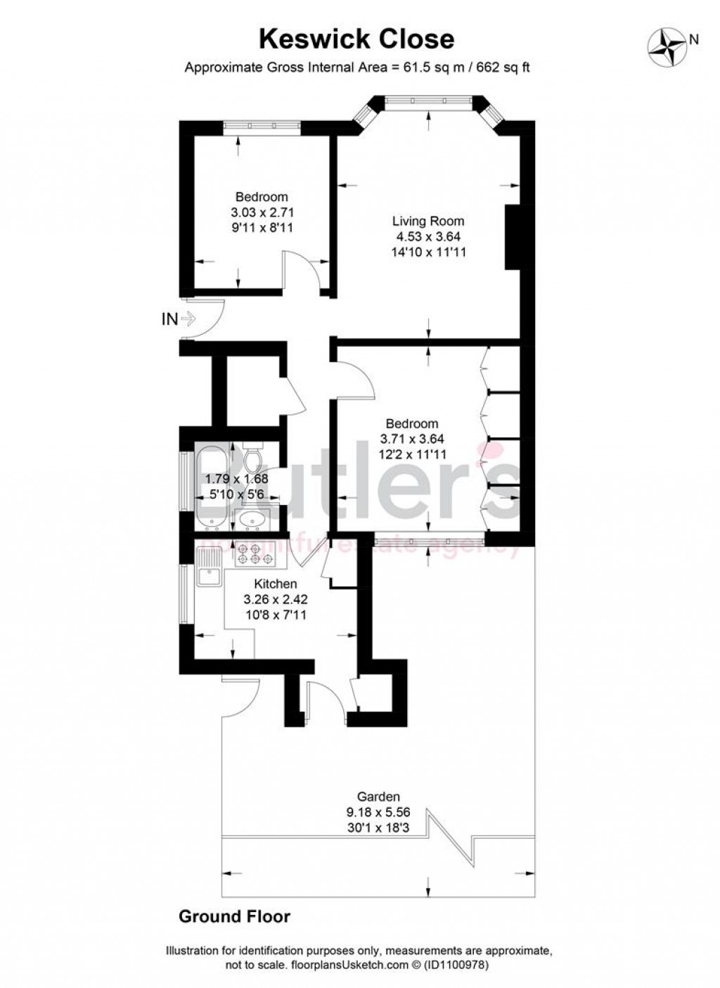 Floorplans For Keswick Close, Sutton