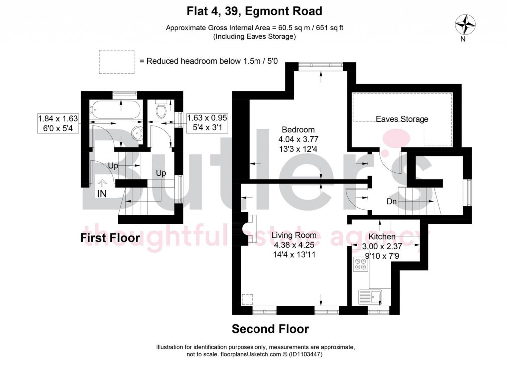 Floorplans For 39 Egmont Road, Sutton