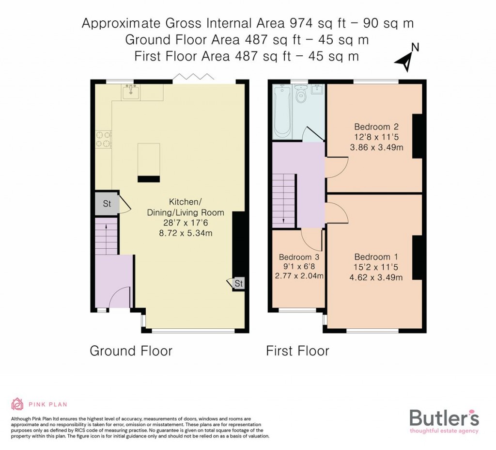 Floorplans For Hillview Road, Sutton