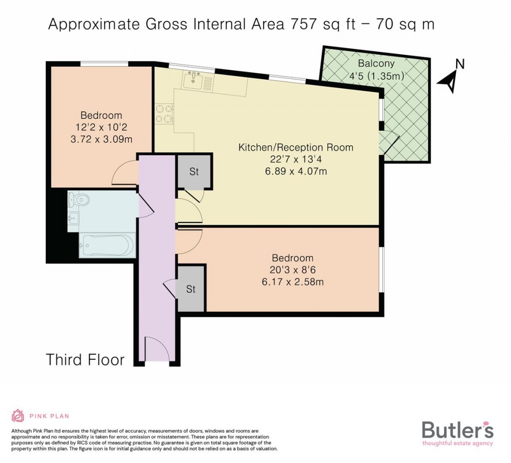 Floorplans For Otter Drive, Carshalton