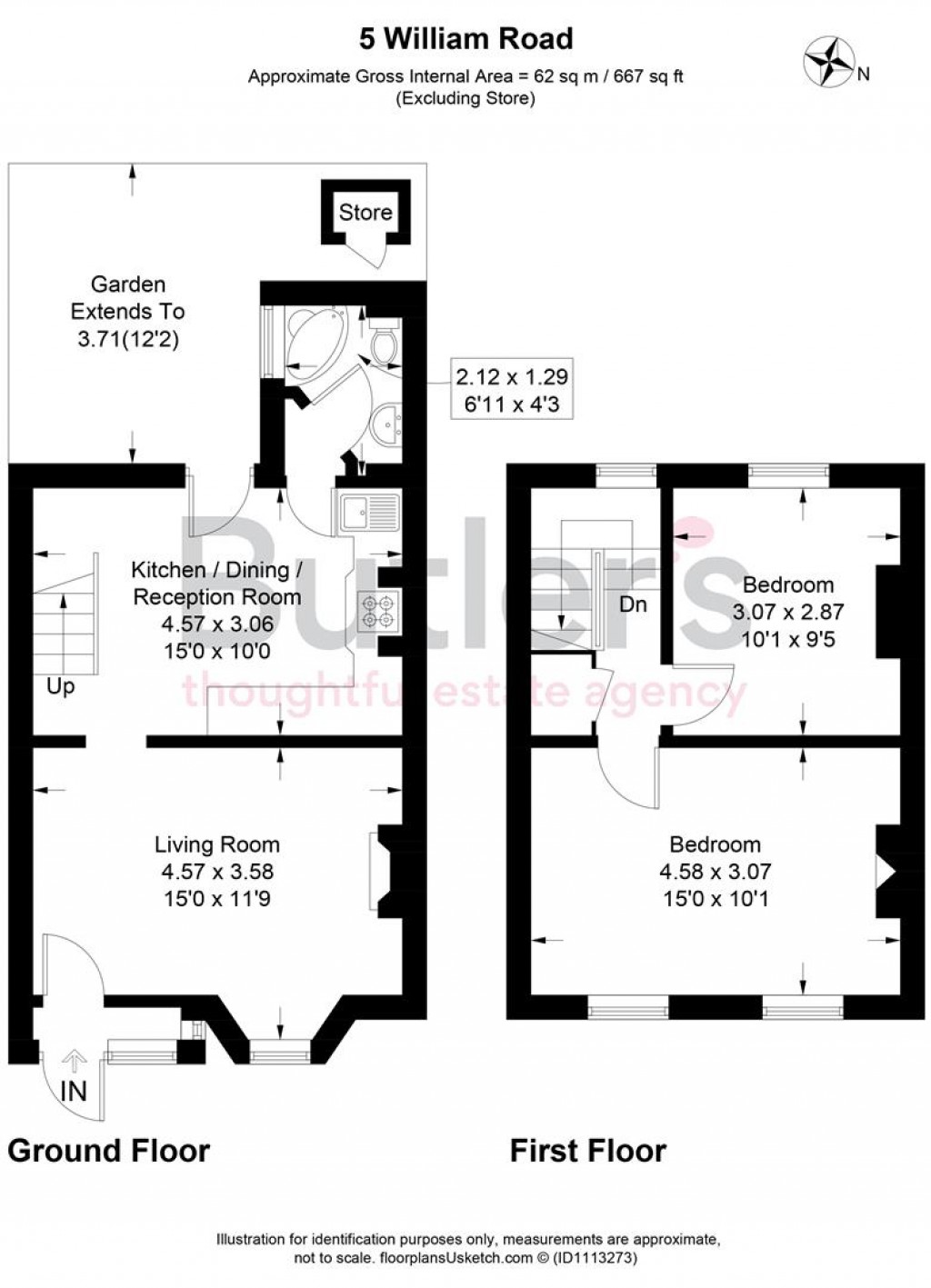 Floorplans For William Road, Sutton