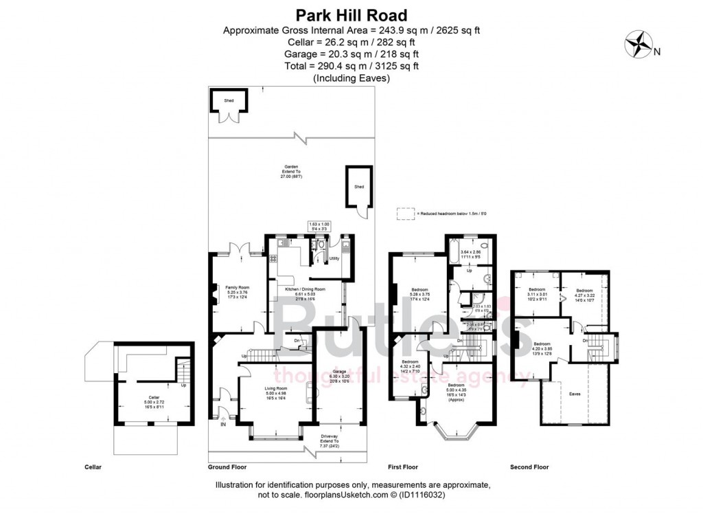 Floorplans For Park Hill Road, Wallington