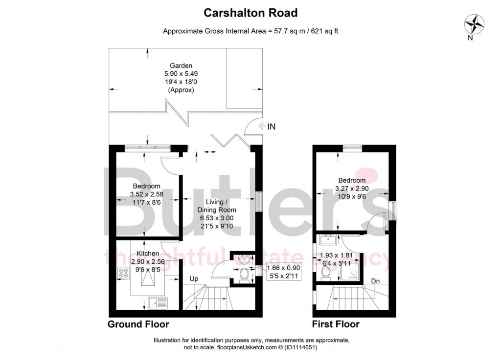 Floorplans For Carshalton Road, Sutton