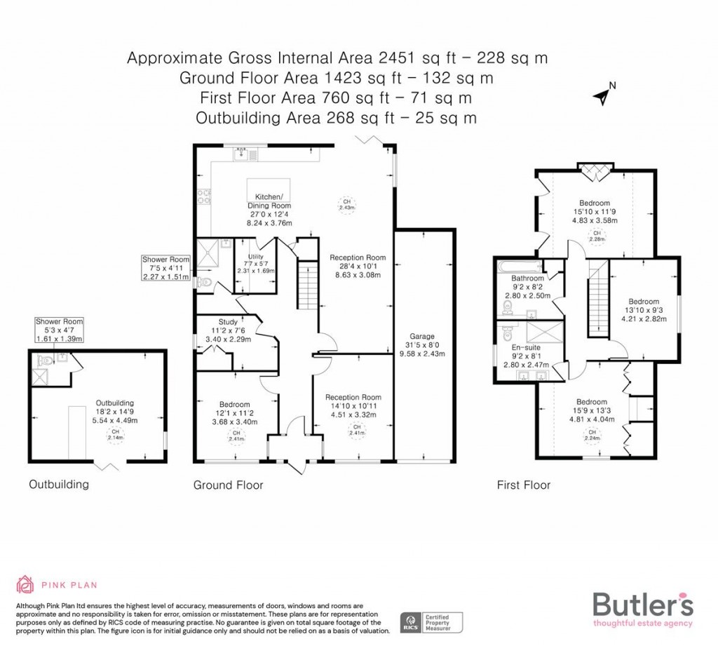 Floorplans For Upper Pines, Banstead