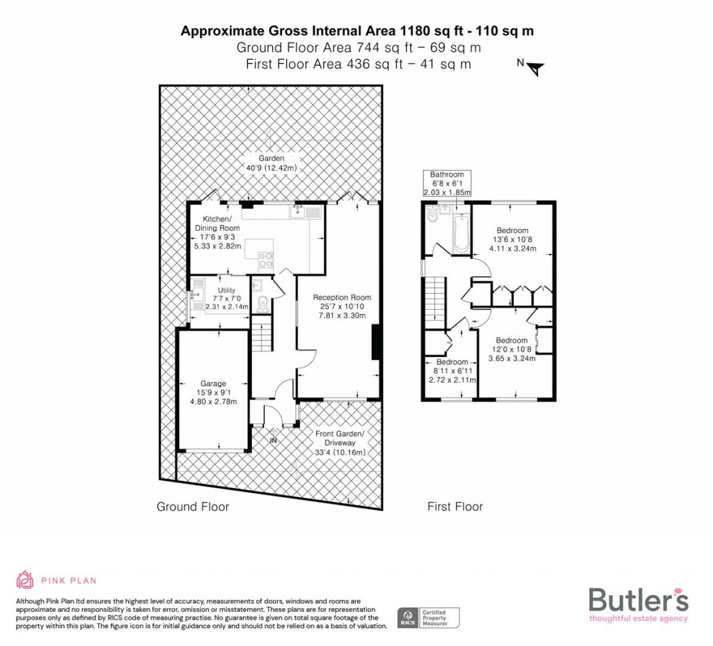 Floorplans For Ardleigh Gardens, Sutton