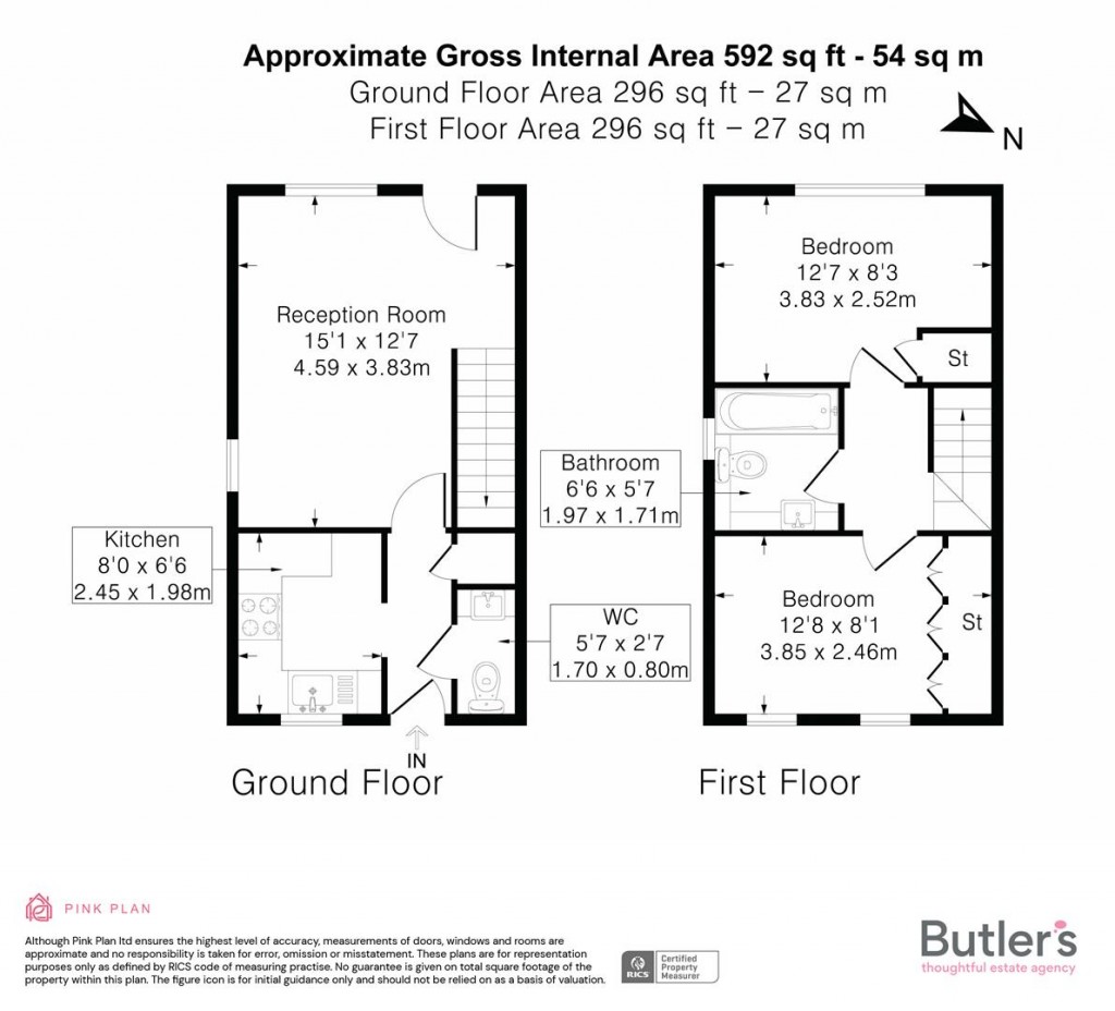 Floorplans For Chelmsford Close, Sutton