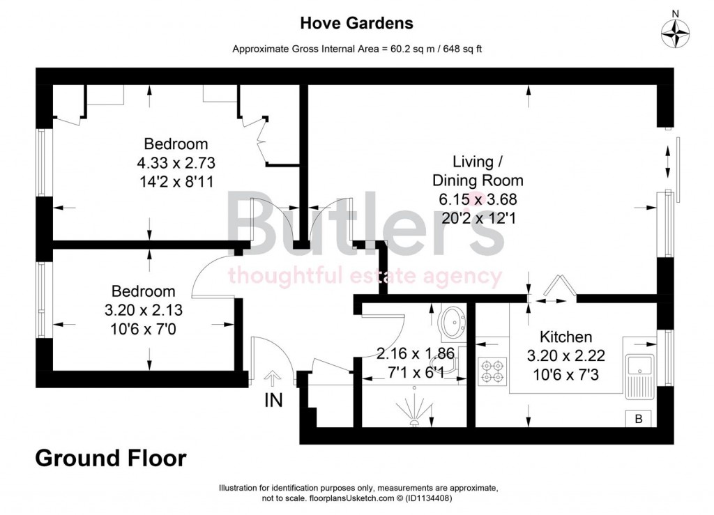 Floorplans For Hove Gardens, Sutton