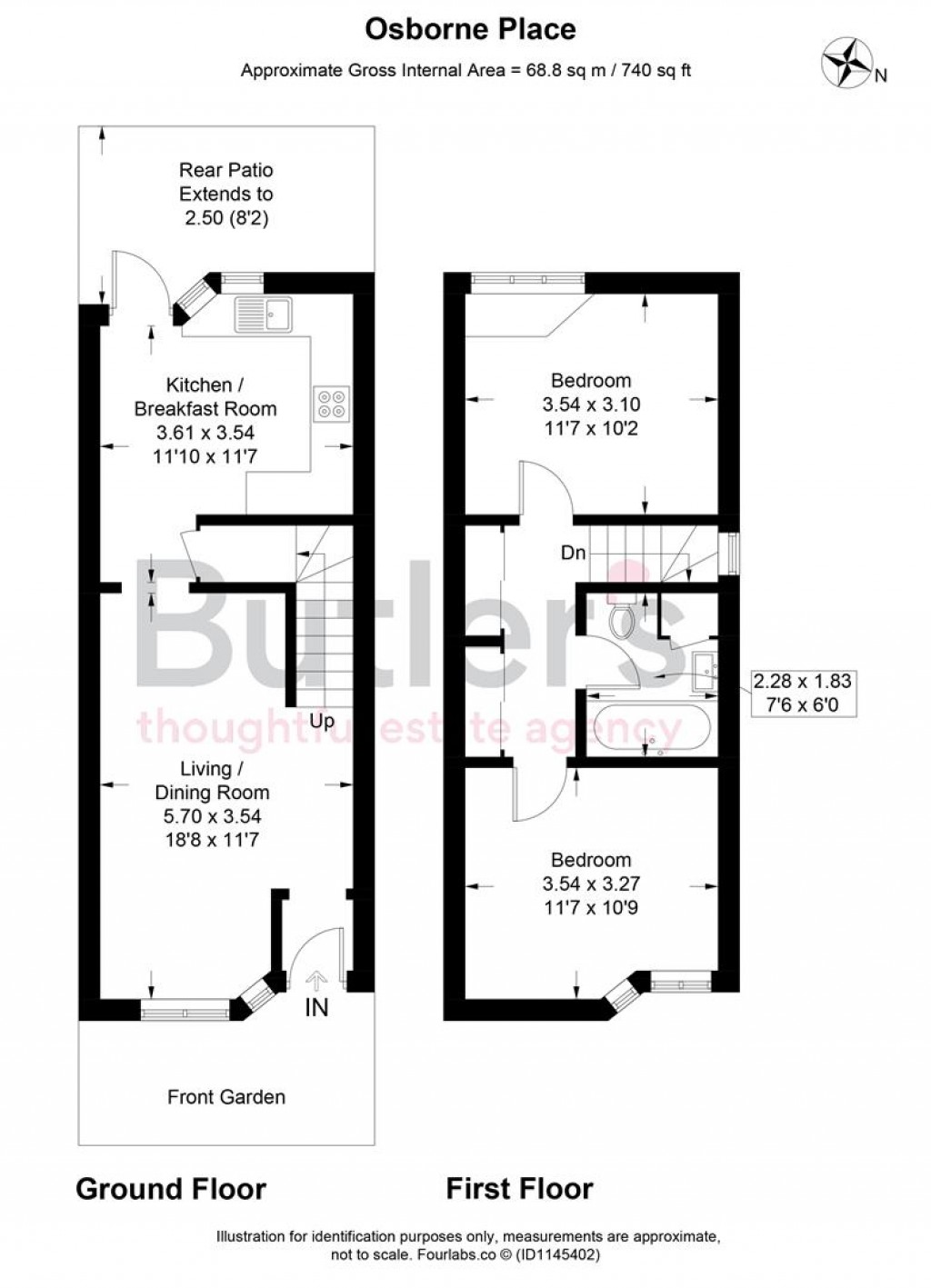 Floorplans For Osborne Place, Sutton