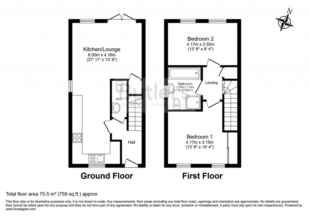 Floorplans For Shakespeare Crescent, New Romney