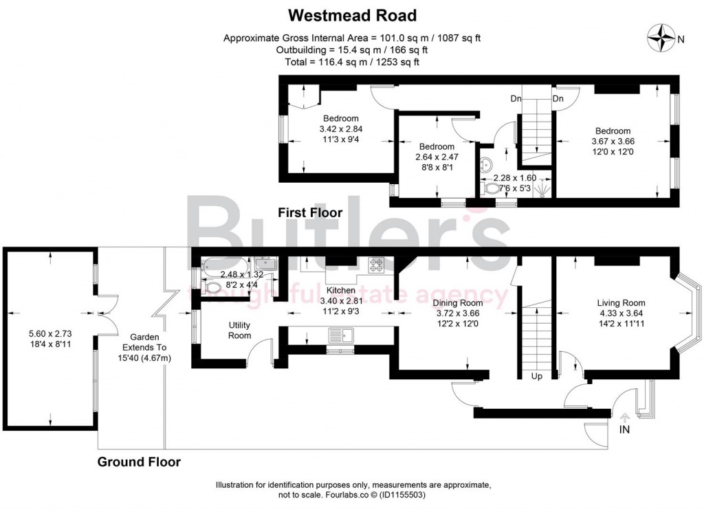 Floorplans For Westmead Road, Sutton