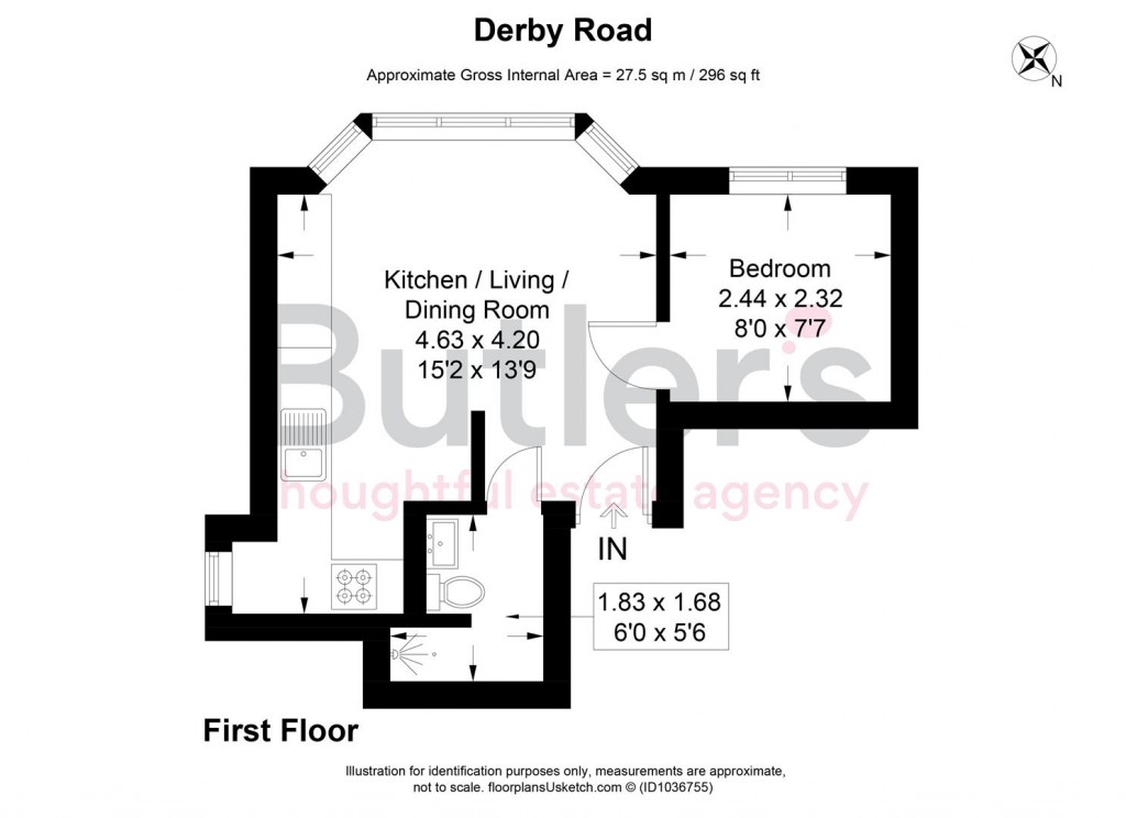 Floorplans For Derby Road, Cheam, Sutton