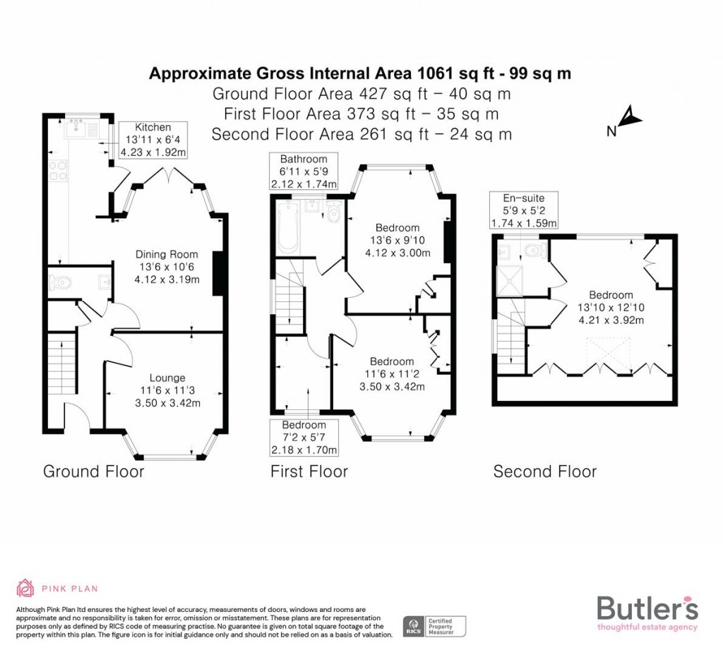 Floorplans For Brocks Drive, Cheam, Sutton