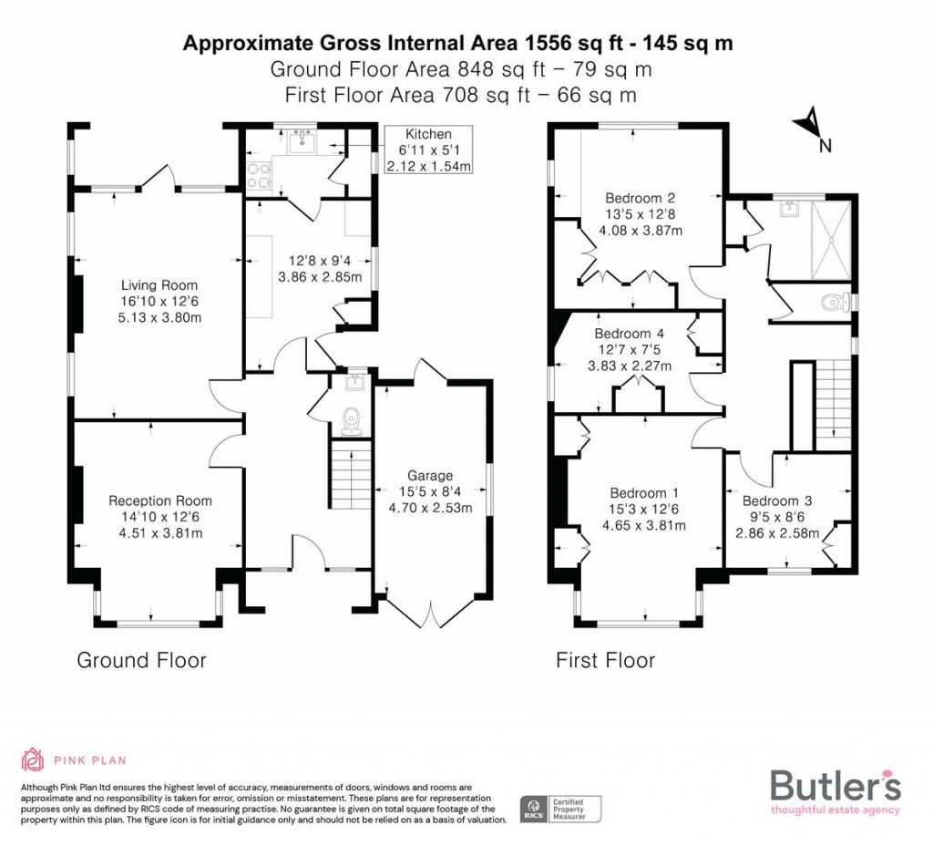 Floorplans For Belmont Rise, Cheam, Sutton