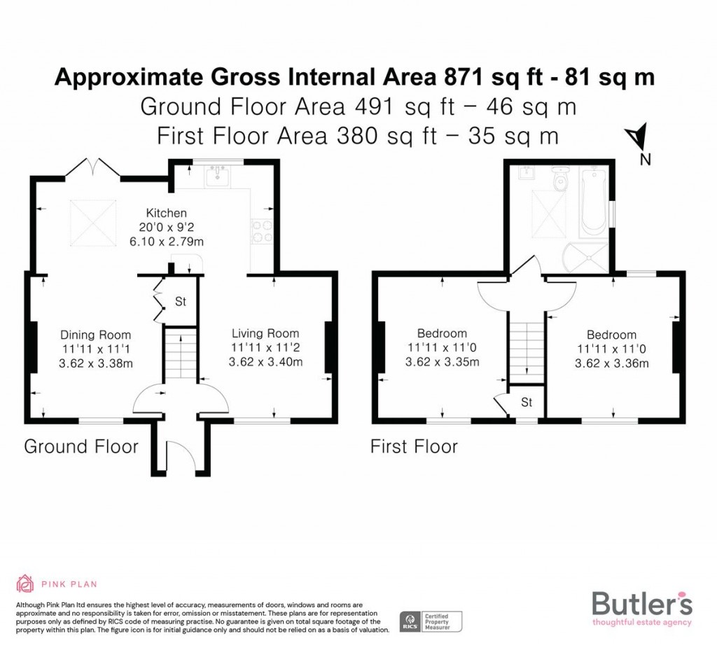 Floorplans For Waterloo Road, Sutton