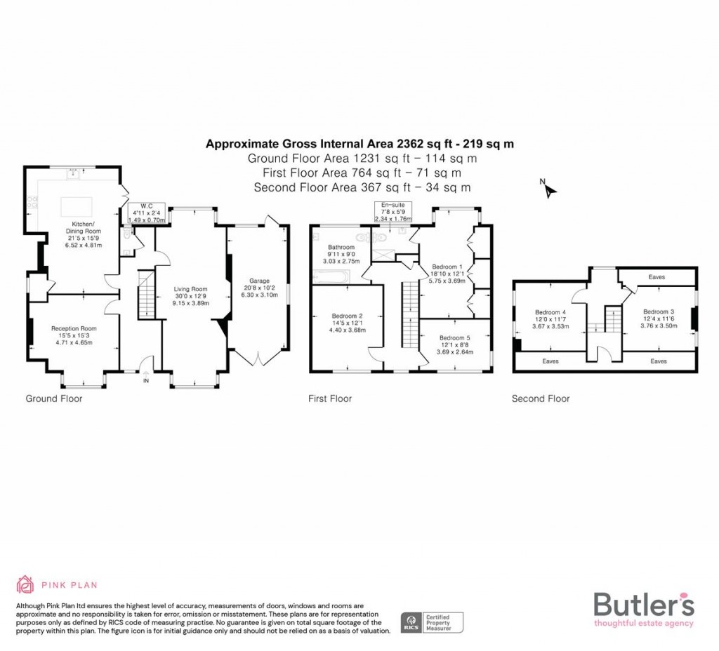 Floorplans For Cornwall Road, Cheam, Sutton