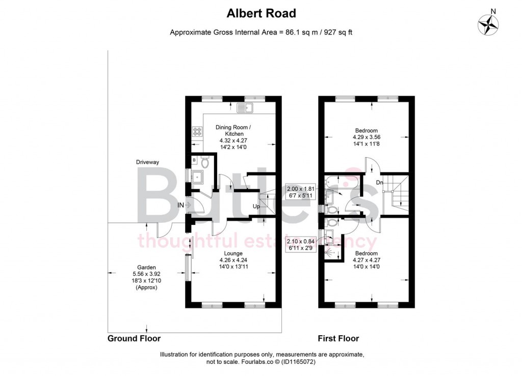 Floorplans For Albert Road, Sutton