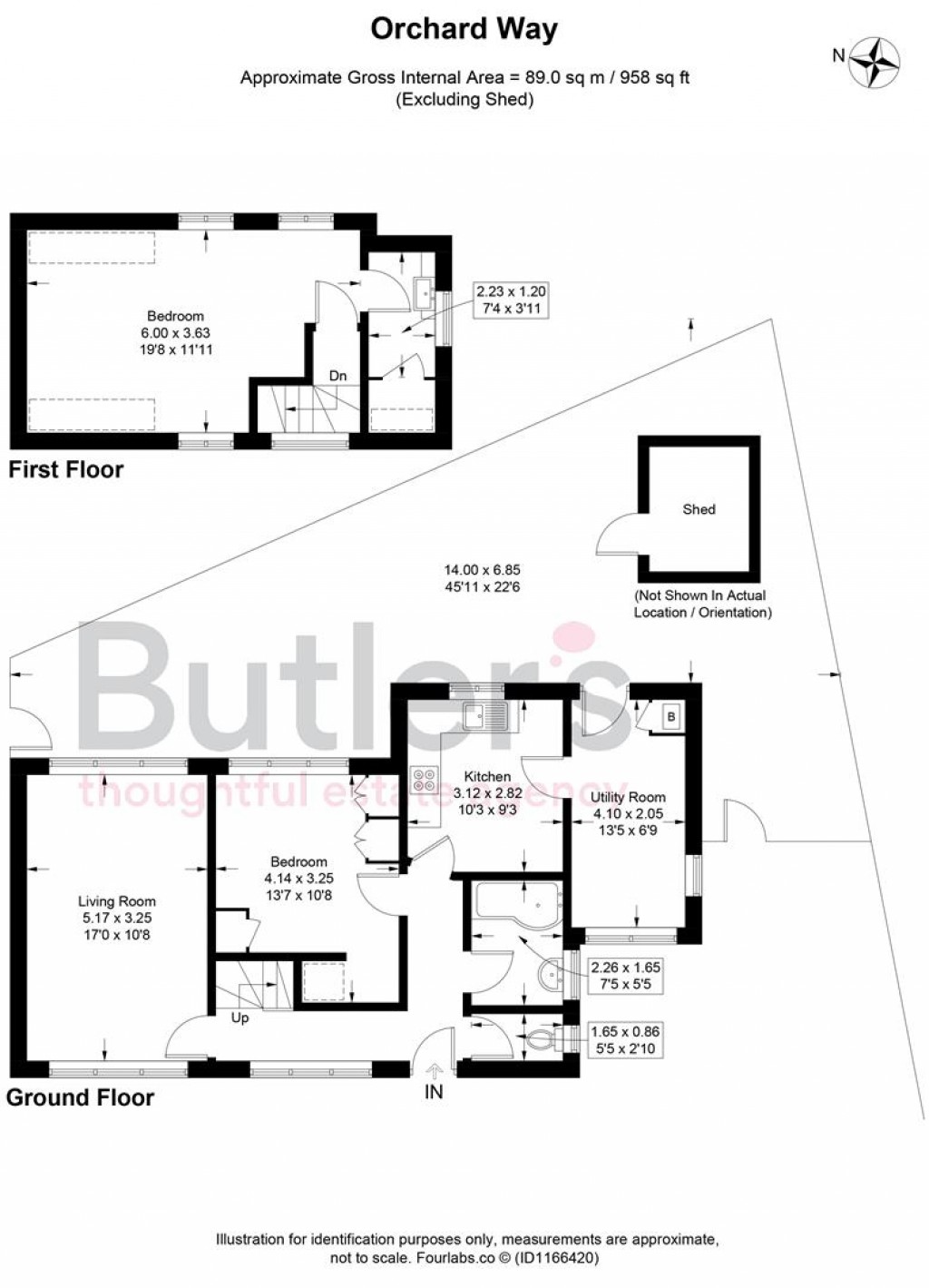 Floorplans For Orchard Way, Sutton