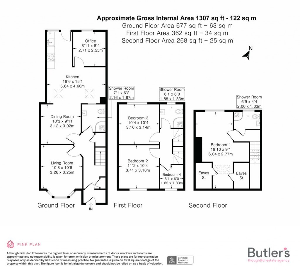 Floorplans For Buckhurst Avenue, Carshalton