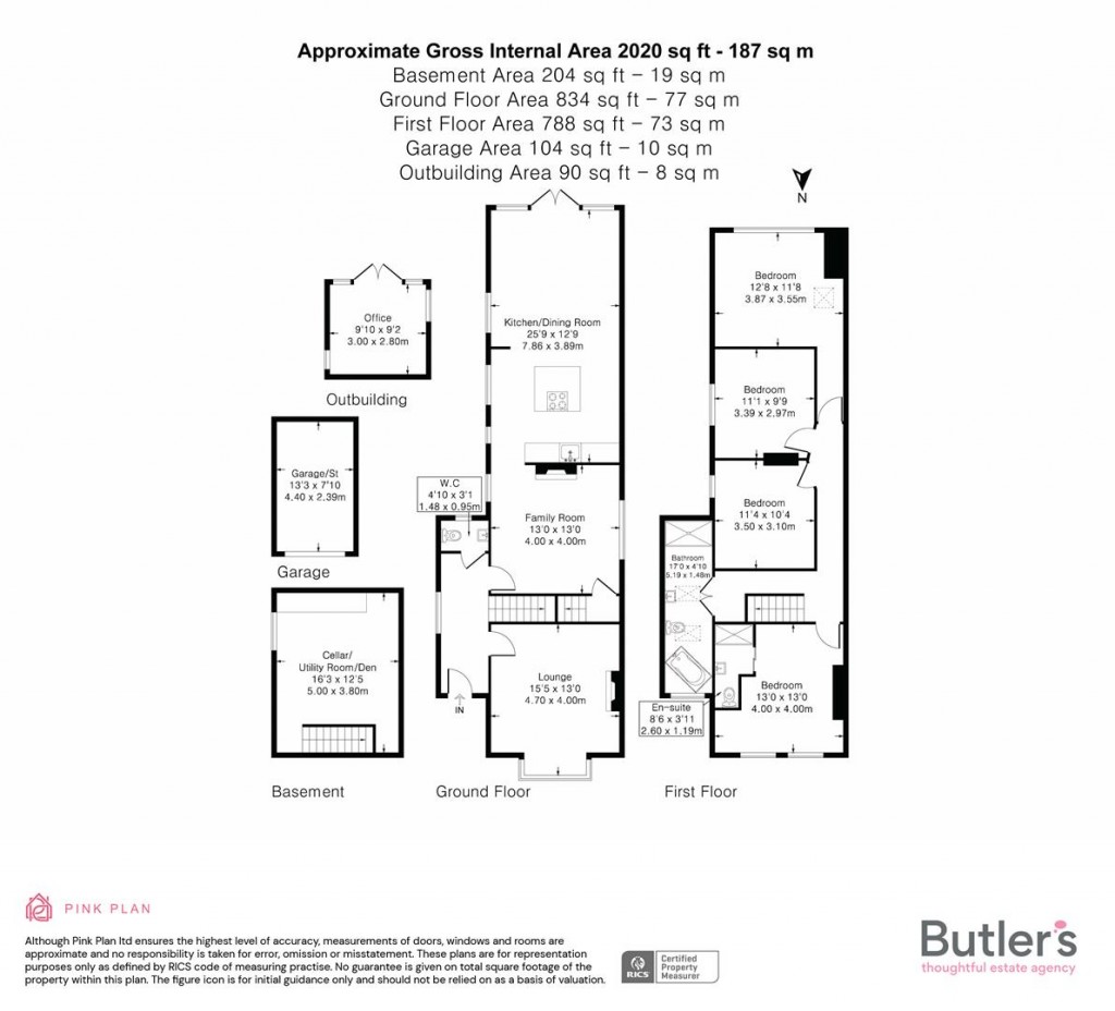 Floorplans For Upper Vernon Road, Sutton