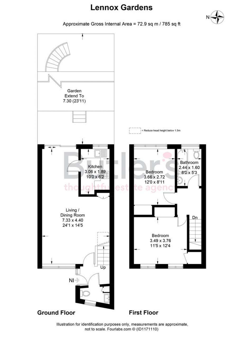 Floorplans For Lennox Gardens, Croydon